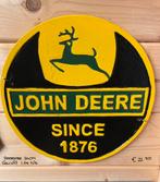 John deere logo gietijzeren wandbord, Reclamebord, Ophalen of Verzenden, Zo goed als nieuw