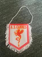 AS Cannes vaantje, Ophalen of Verzenden, Zo goed als nieuw, Buitenlandse clubs, Vaantje of Sjaal
