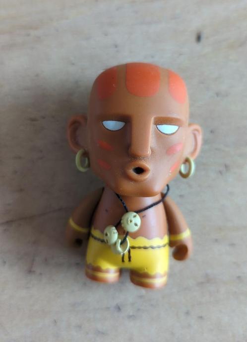 Kidrobot Streetfighters miniserie Dalsim oranje, Verzamelen, Poppetjes en Figuurtjes, Zo goed als nieuw, Verzenden