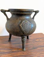 Antieke Bronzen Driepoot Ketel 1893 Harry Potter, Ophalen of Verzenden, Brons