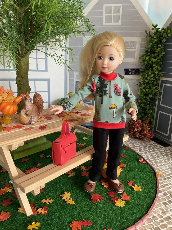 Jolina Ballerina: kleding, Herfst setje, 2 delig., Kinderen en Baby's, Speelgoed | Poppen, Nieuw, Overige typen, Ophalen of Verzenden