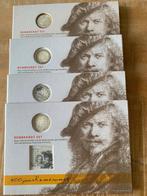 Rembrandt 400 jaar set 5 euromunt + postzegels, Ophalen, Setje, Koningin Beatrix, Zilver