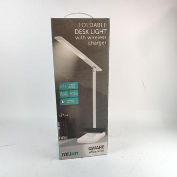 Qware Bureaulamp Milton + Wireless oplader NIEUW || €34.99 beschikbaar voor biedingen