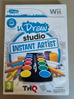 Nintendo Wii game U draw studio instant artist, Puzzel en Educatief, 1 speler, Ophalen of Verzenden, Zo goed als nieuw