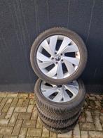 (5)  orginele vw Golf winterset, Ophalen, Banden en Velgen, 17 inch, 205 mm