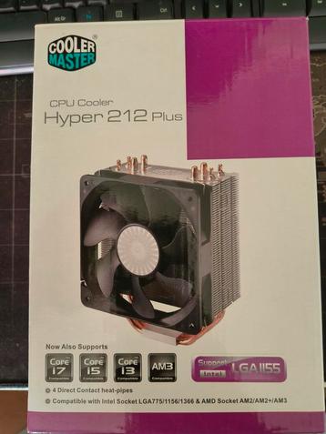 Coolermaster hyper 212 plus  beschikbaar voor biedingen