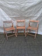 3 x IKEA beuken klapsoelen, Ophalen, Gebruikt, Hout, Inklapbaar