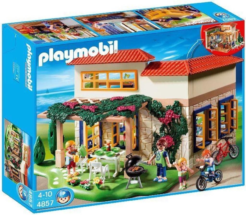 Playmobil vakantiehuis / Maison de campagne 4857, Ophalen of Verzenden, Zo goed als nieuw, Complete set