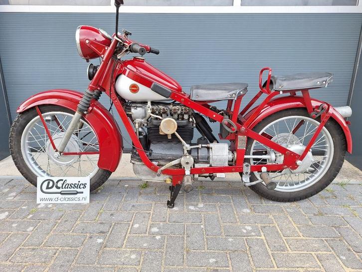 Nette Nimbus C 750cc 1952, Motoren, Motoren | Oldtimers, Toermotor, 12 t/m 35 kW, 4 cilinders, Ophalen