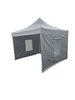 Deal! Grijze Easy-Up Partytent 3x3m – Compleet Met Zijwanden, Tuin en Terras, Partytenten, Opvouwbaar, Partytent, Minder dan 4 meter