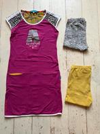 Ninni Vi jurk met twee bijpassende leggings 134 140, Gebruikt, Meisje, Ninni Vi, Ophalen of Verzenden