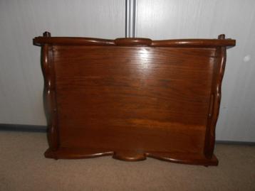 Eikenhouten dienblad donkereiken  beschikbaar voor biedingen