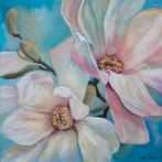 Schilderij magnolia, Ophalen of Verzenden