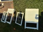 twee kunststof ramen met rolluiken, Ophalen, Gevelraam of Ruit, Gebruikt, 80 tot 120 cm