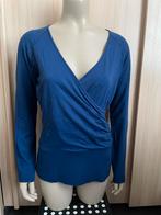King louie overslag trui top blauw paars 38 m, Kleding | Dames, Truien en Vesten, Maat 38/40 (M), Blauw, Ophalen of Verzenden