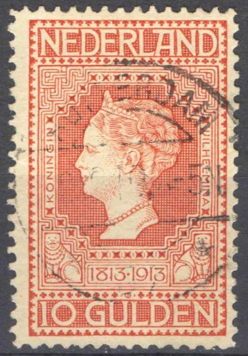 Nederland NVPH nr 101 gestempeld Jubileum 1913, Postzegels en Munten, Postzegels | Nederland, Gestempeld, T/m 1940, Verzenden