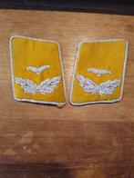 Setje kraagspiegels voor een Leutnant Luftwaffe, Ophalen of Verzenden, Luchtmacht, Duitsland, Embleem of Badge