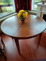 Uitschuifbare tafel, Huis en Inrichting, Tafels | Eettafels, Gebruikt, 100 tot 150 cm, Eikenhout, Vijf personen of meer