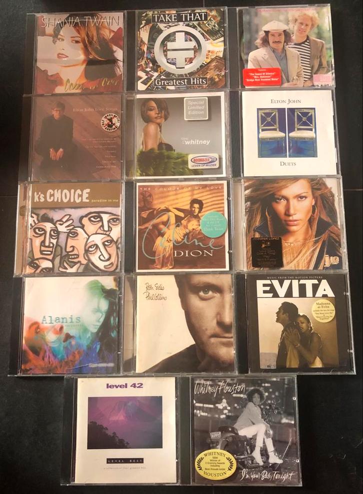 Diverse pop cd’s, Cd's en Dvd's, Cd's | Pop, Gebruikt, 1980 tot 2000, Ophalen of Verzenden