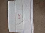6 grote Franse servetten rood/wit, Ophalen of Verzenden, Zo goed als nieuw, Wit