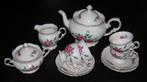 Servies Rozen porselein theeservies met theekistje, Huis en Inrichting, Ophalen, Zo goed als nieuw, Overige stijlen, Porselein