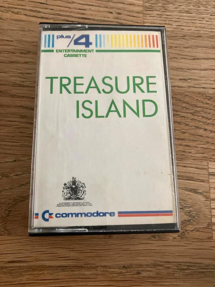 Conputerspel Treasure Island - Commodore Plus/4, Spelcomputers en Games, Games | Overige, Gebruikt, Avontuur en Actie, 1 speler