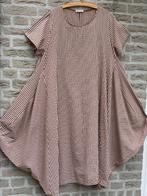 Zomer jurk, Made in Italy, Bruin, Verzenden, Maat 46/48 (XL) of groter, Zo goed als nieuw