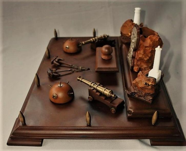 Marine WW2 Maritiem Nautische Trench art 41 cm 3,6 kg OUD!, Antiek en Kunst, Curiosa en Brocante, Ophalen of Verzenden