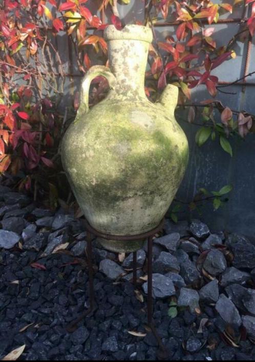 Oude vazen terracotta kruik decoratie diverse maten uniek, Tuin en Terras, Tuinbeelden, Gebruikt, Overige typen, Overige materialen