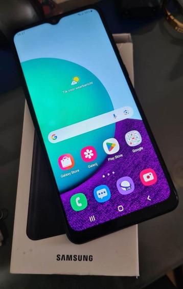 SAMSUNG A02 - compleet met doos en lader beschikbaar voor biedingen