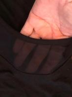 V) f42 donna dura zwart shirt , doorschijnend, Verzenden, Zwart, Zo goed als nieuw, Lange mouw