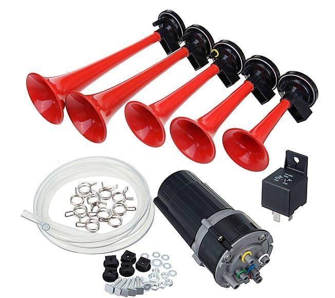 Luchthoorn la cucaracha + compressor 12V, Auto diversen, Overige Auto diversen, Ophalen of Verzenden