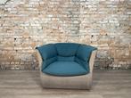 Moroso Coat blauw grijs bij TheReSales, Huis en Inrichting, Fauteuils, 75 tot 100 cm, Ophalen of Verzenden, Zo goed als nieuw