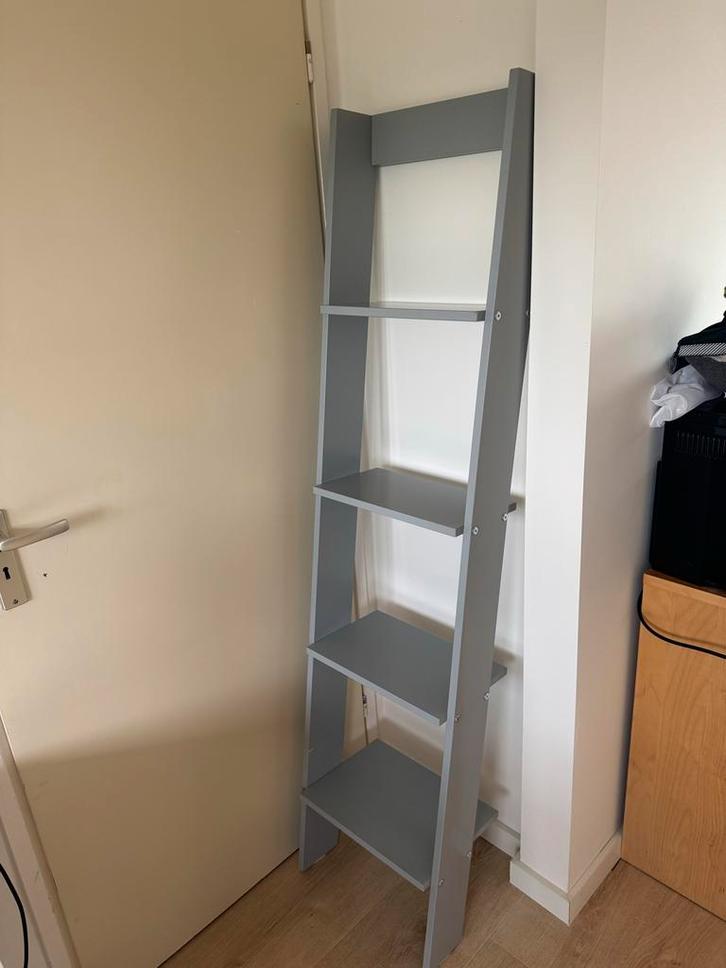 Bopita Wandrek Ladder Grijs, Huis en Inrichting, Woonaccessoires | Wandplanken en Boekenplanken, Gebruikt, Ophalen