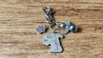 Sleutelhanger Whippet Greyhound RVS met beschermengeltje, Verzenden, Nieuw