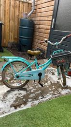Blauwe meisjes fiets, Fietsen en Brommers, Fietsen | Kinderfietsjes, Ophalen, Gebruikt, 16 tot 20 inch, Popal