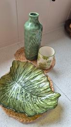 Tropische Decoratie Set - Blad, Vaas & Beker, Ophalen