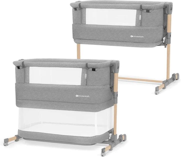 Kinderkraft NESTE GROW Baby Cot 3 in 1, Co Sleeper, Side Bed, Kinderen en Baby's, Babywiegjes en Ledikanten, Zo goed als nieuw