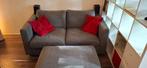 IKEA Vimle 2-zits bank + poef, grijs/gunnared, Ophalen, Gebruikt, 150 tot 200 cm, Tweepersoons