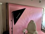Te koop: Fotostudio set – achtergrond + support, Ophalen of Verzenden, Zo goed als nieuw, Achtergrond