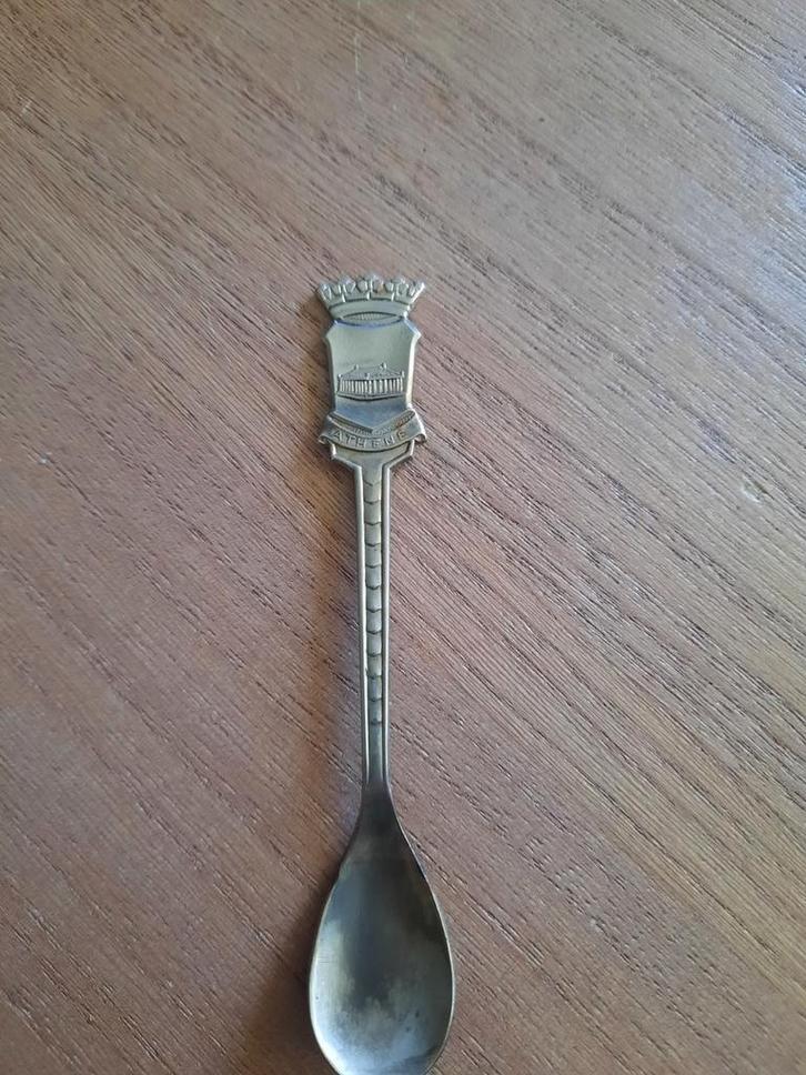 Athene Lepeltje - Souvenir, Antiek en Kunst, Antiek | Bestek, Ophalen of Verzenden
