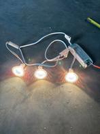 Halogeen Spots 12V 2900K - Set van 3 Spots, Gebruikt, Minder dan 30 watt, Soft of Flame, Halogeen (gloei)lamp