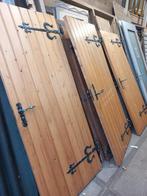 3x massieve houten deuren met sierbeslag., Doe-het-zelf en Verbouw, Ophalen, Zo goed als nieuw, Binnendeur, 200 tot 215 cm