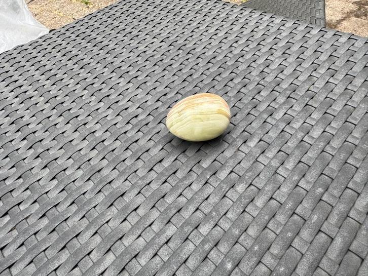 Decoratief natuurstenen ei, Antiek en Kunst, Curiosa en Brocante, Ophalen