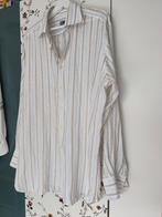 Suit Supply gestreept overhemd maat 44, Wit, Ophalen of Verzenden, Zo goed als nieuw, Suit Supply
