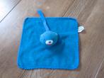 Nestlé blauw badstof knuffel - speendoek met beer Basje, Ophalen of Verzenden, Nieuw, Beer