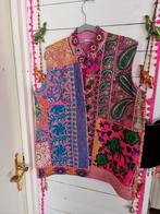Vintage India hippie bohemian ibiza gilet waistcoat borduur, Kleding | Dames, Bodywarmers, Ophalen of Verzenden