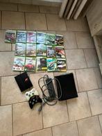 Xbox 360 inclusief spellen, Spelcomputers en Games, Spelcomputers | Xbox 360, Ophalen of Verzenden, Zo goed als nieuw, Met 2 controllers