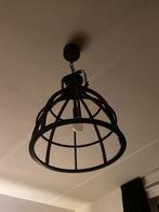 Hanglamp zwart metaal 2x van leenbakker, Ophalen, Metaal, Minder dan 50 cm