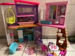 Malibu Barbie Huis inklapbaar, Kinderen en Baby's, Speelgoed | Poppenhuizen, Ophalen, Zo goed als nieuw, Poppenhuis